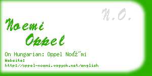 noemi oppel business card